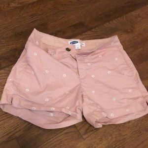 Pink with flowers Old Navy everyday shorts